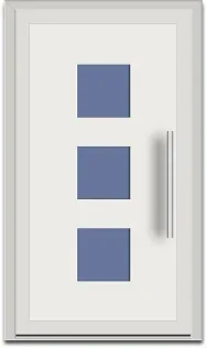 Berlin ALU 2.1 — Berlin ALU, porte aluminium Budvar