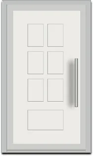 London ALU 1.4 — London ALU, porte aluminium Budvar