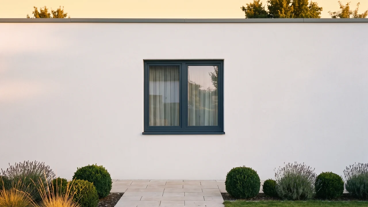 Maison avec fenêtres Alu-Futural Reno BUDVAR — vue extérieure