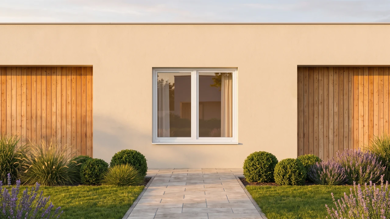 Maison avec fenêtres Alu-Futural OC BUDVAR — vue extérieure