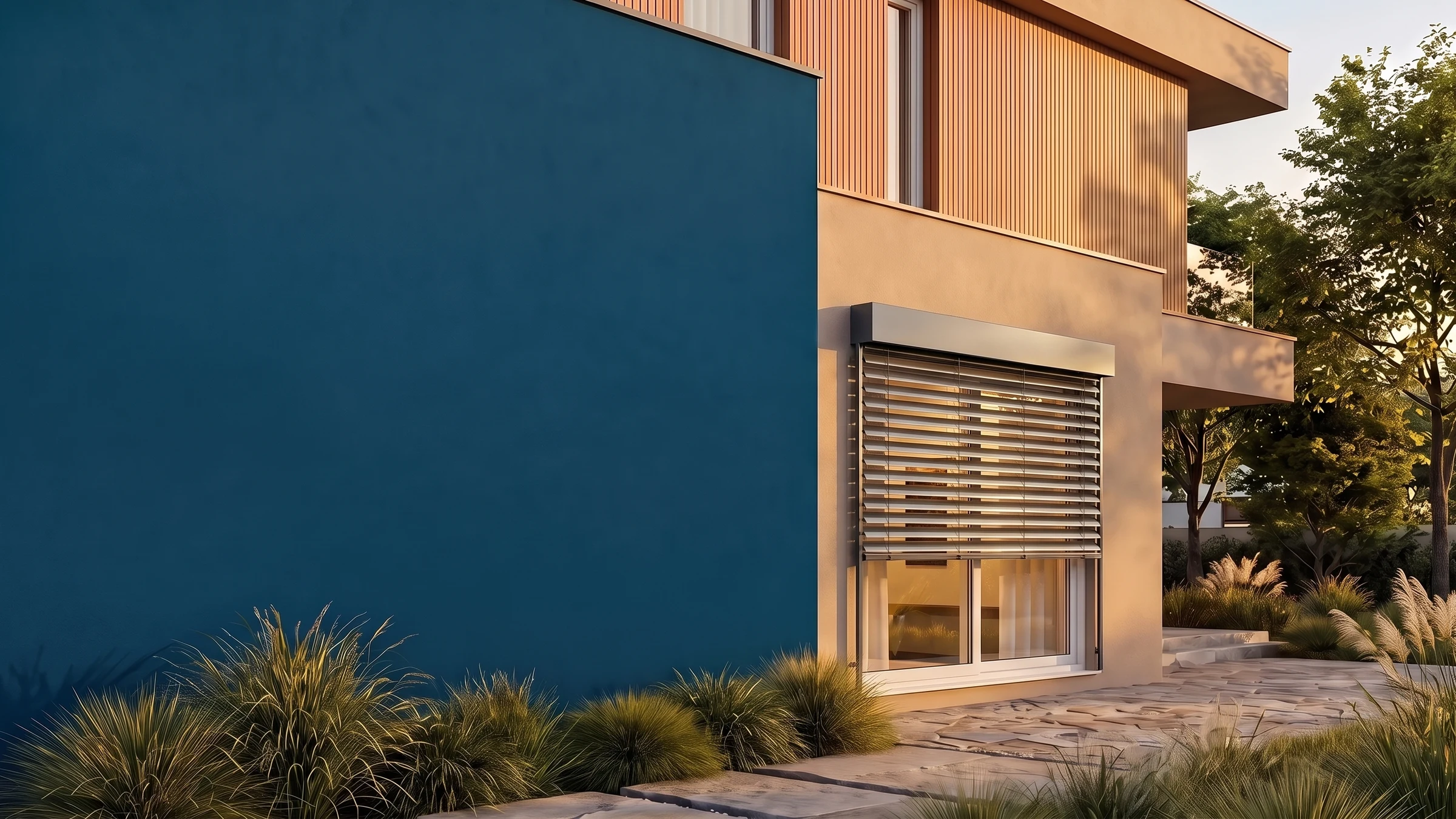 Brise-soleil orientable de façade — BUDVAR