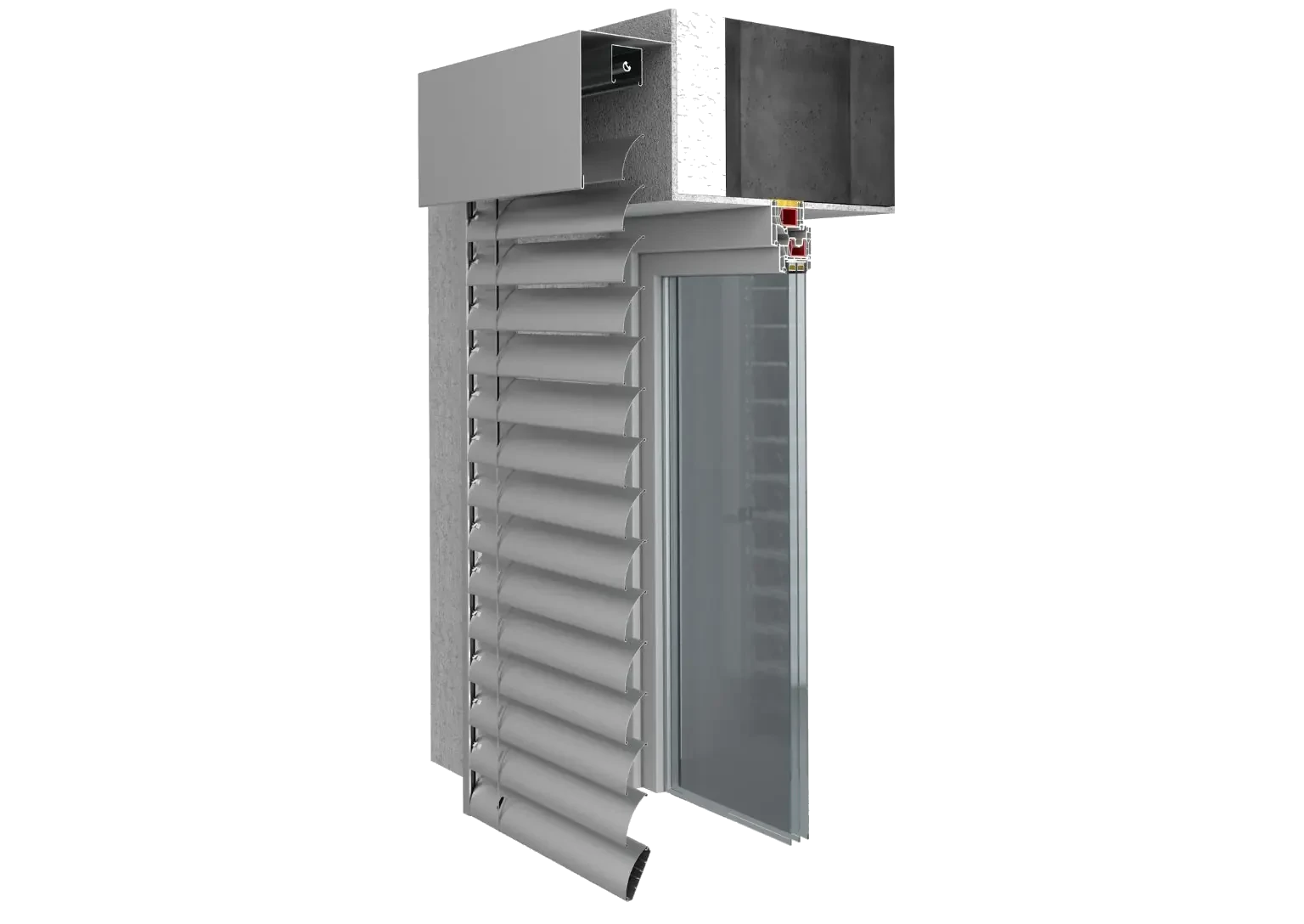 Brise-soleil orientable de façade