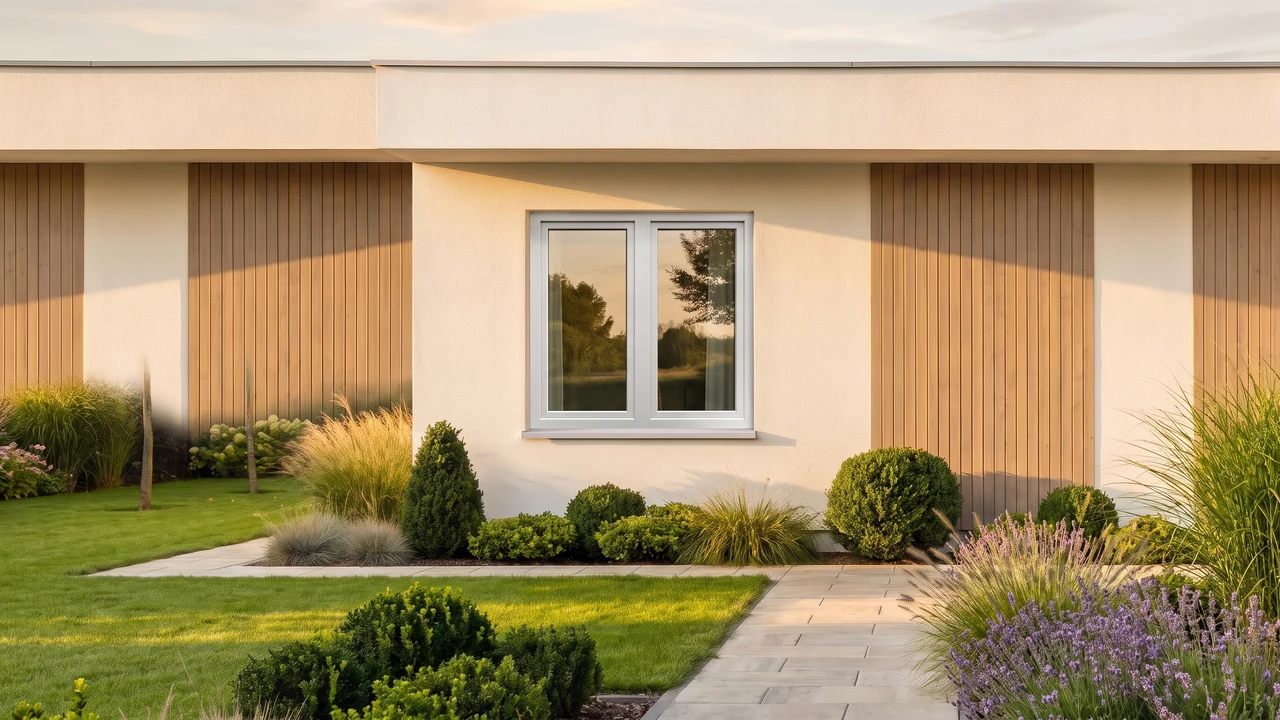 Maison avec fenêtres T-Energy BUDVAR — vue extérieure